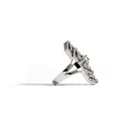 FSJ101-bague-My Way-argent-diamants-fond-blanc-vue-profil