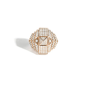 Pierścionek Rockaway Pyramid Diamonds & 18k Pink Gold