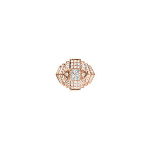 Pierścionek Rockaway Mini Pyramid Diamonds & 18k Pink Gold