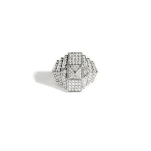 Pierścionek Rockaway Pyramid Diamonds & 18k White Gold