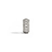 FSJ304-bague Rockaway-spinner-diamants-argent-vue profil-fond-blanc-ombre