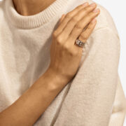 FSJ306 - Bague Rockaway Spinner argent