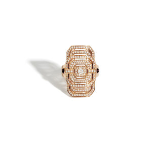 Pierścionek My Way XXL Diamonds & 18k Pink Gold