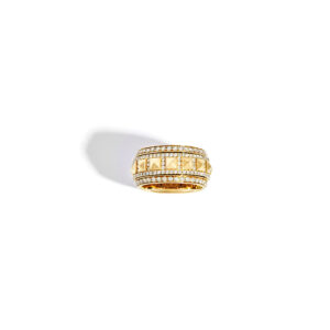 Pierścionek Rockaway Spinner Diamonds & 18k Yellow Gold