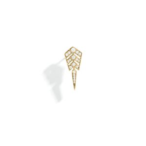 Kolczyk Stairway S Yellow Gold & Diamonds